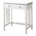 Scranton & Co 26 Traditional Birch Veneer Wood Mission Desk in White
