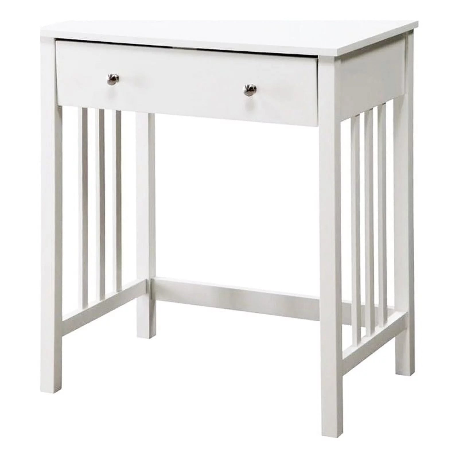 Scranton & Co 26 Traditional Birch Veneer Wood Mission Desk in White