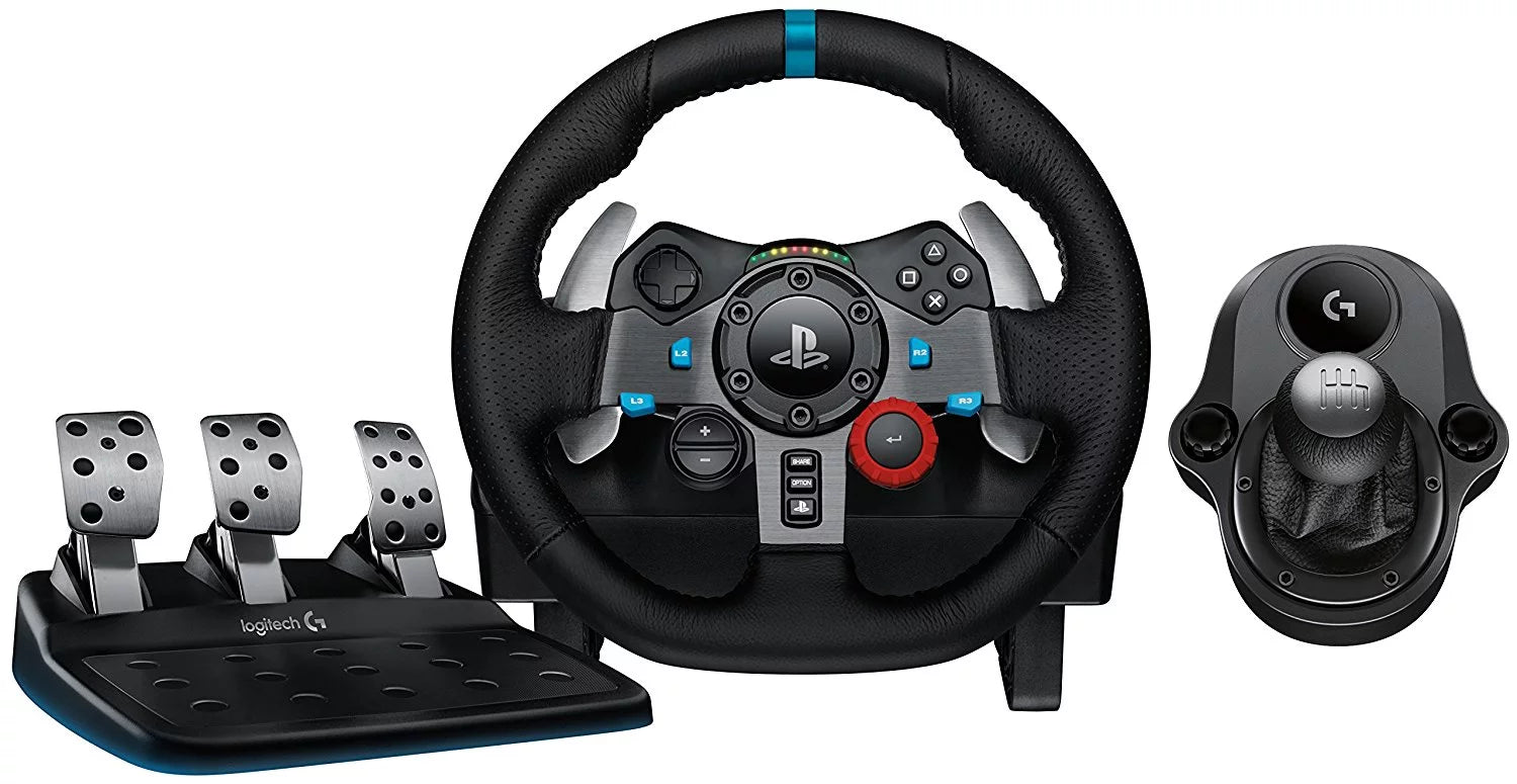 Logitech G29 Driving Force Race Wheel PS4 + Logi G Driving Force Shifter Bundle (Non-Retail Packaging)