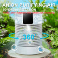 JahyShow Mini Air Conditioner Fan - Personal Room Cooling, Humidifier, 3 Wind Speeds, Auto Shut-off Spray - White