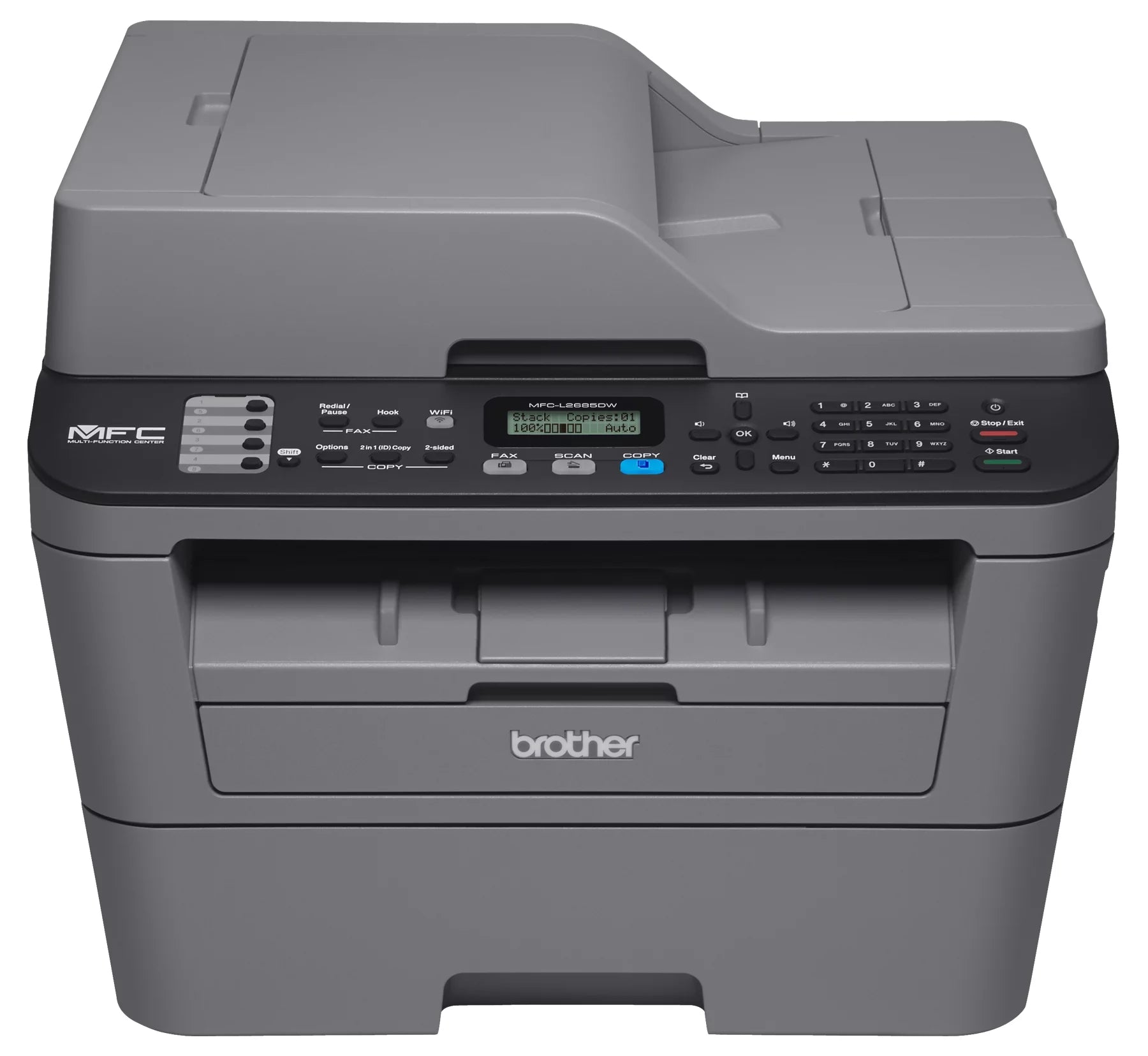 Brother MFC-L2685DW Wireless All-in-One Monochrome Laser Printer