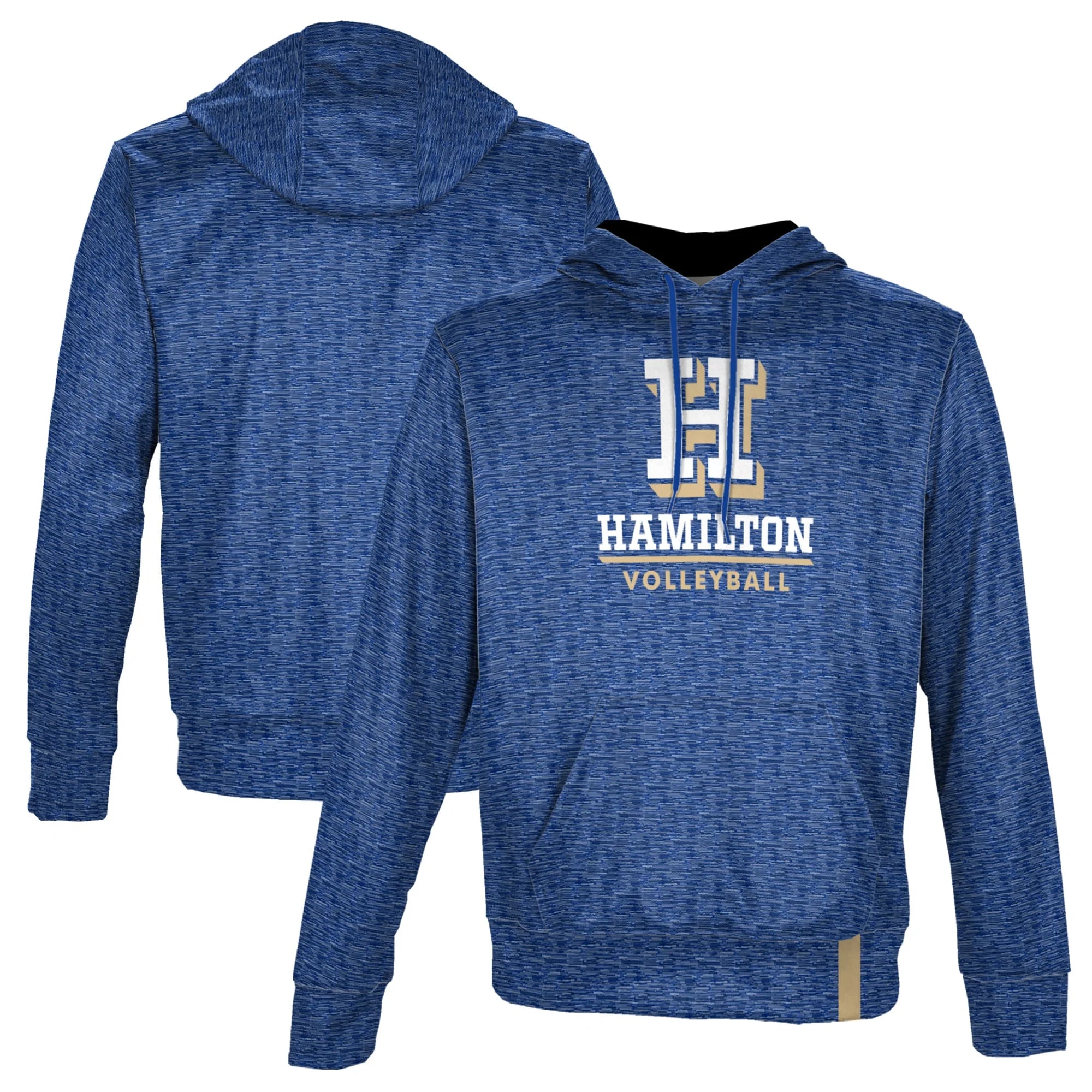 Men's ProSphere Blue Hamilton Continentals Volleyball Name Drop Pullover Hoodie