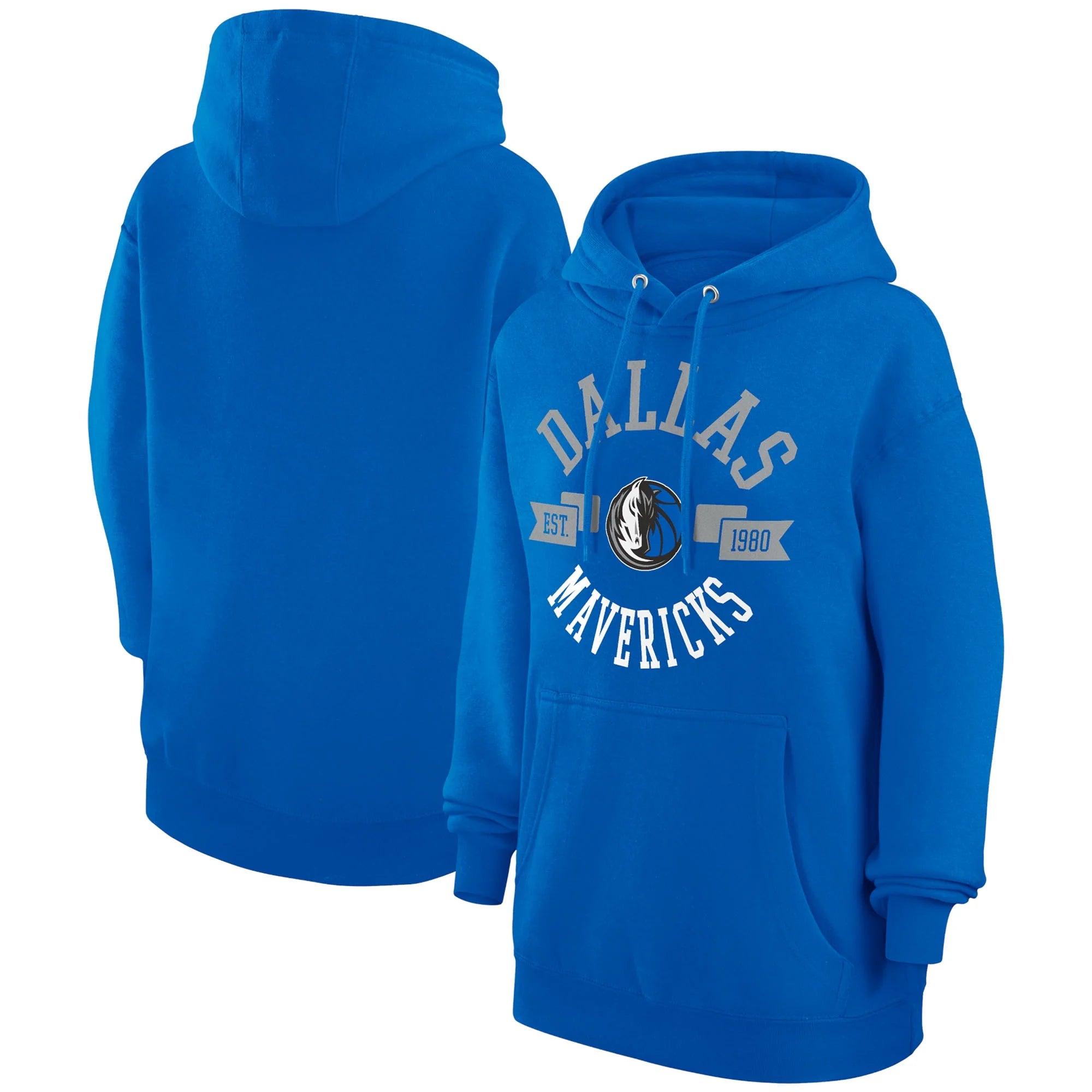 Women's G-III 4Her by Carl Banks Blue Dallas Mavericks City Pullover Hoodie