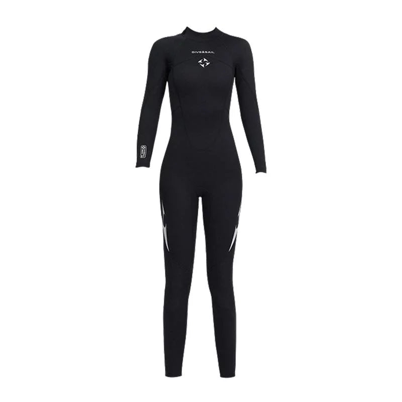 Women Men Diving Wetsuit Full Length Wet Suit Surfing Diving Suit Women M