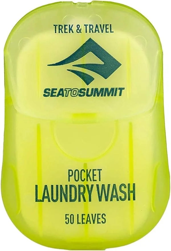Sea To Summit Trek & Travel Pocket Laundry Wash (50 Leaves/ .5 Ounce), Green Tea