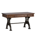 Arlington House Medium Brown Complete 2 Piece Desk