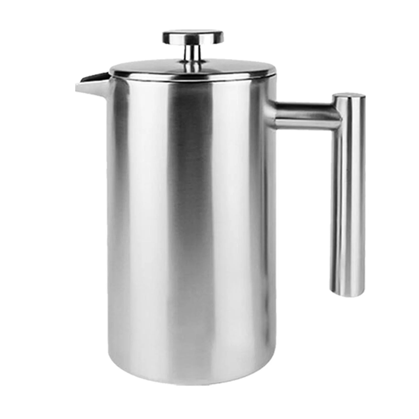 French Maker (34oz), 304 Stainless Steel with Double Filter Screens, Easy to Resistant 1000ml