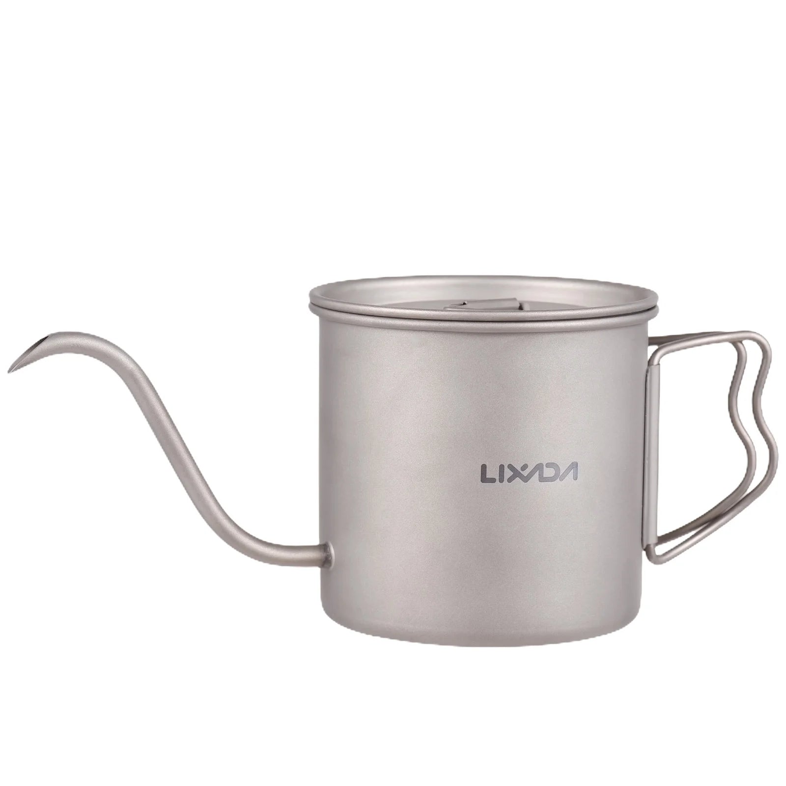Lixada Gooseneck Coffee Pour Over Kettle Mini Tea Water Camping Pot Stove Top