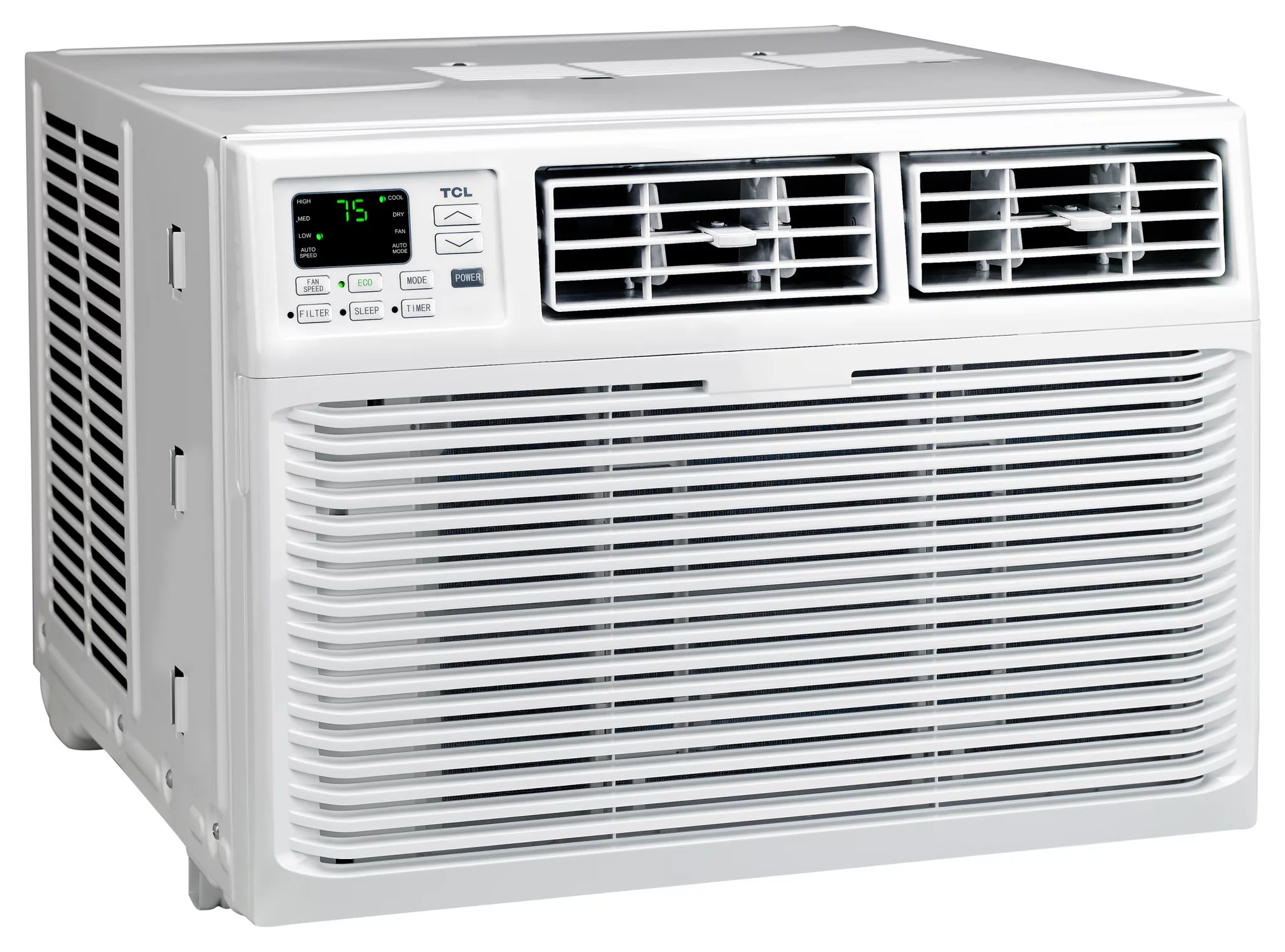 TCL Home 8,000 BTU 115-Volt Smart Window Air Conditioner with Remote, White, W8W91