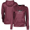 Women's Burgundy Northwestern Ohio Racers Volleyball Pullover Hoodie