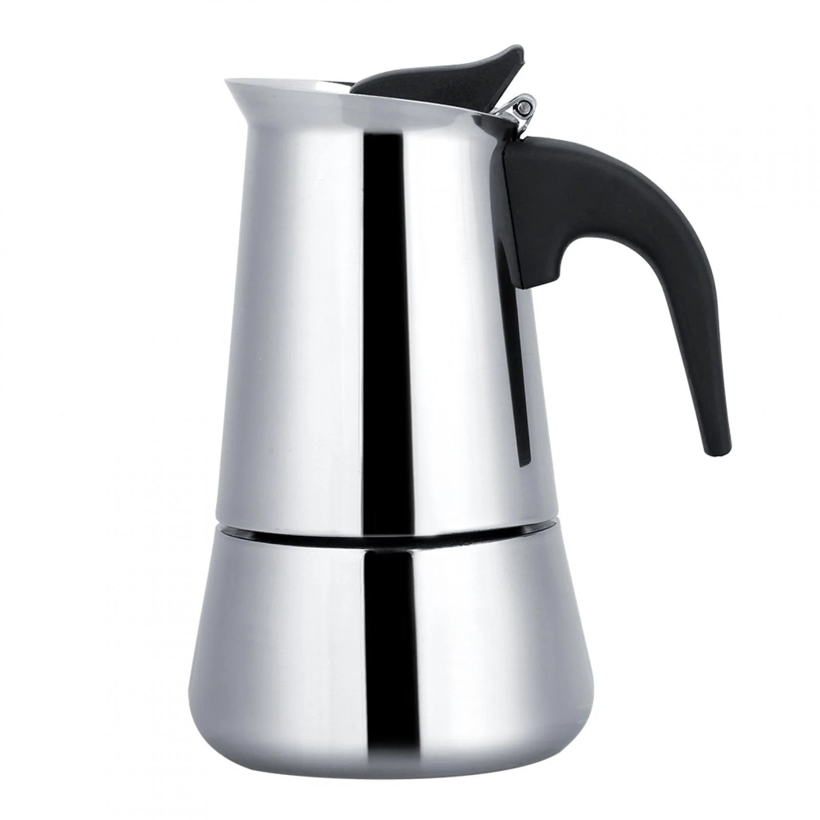 Nimoa Coffee Pot, Portable Stainless Steel Coffee Pot Moka Espresso Maker Mocha Pot(450ml)