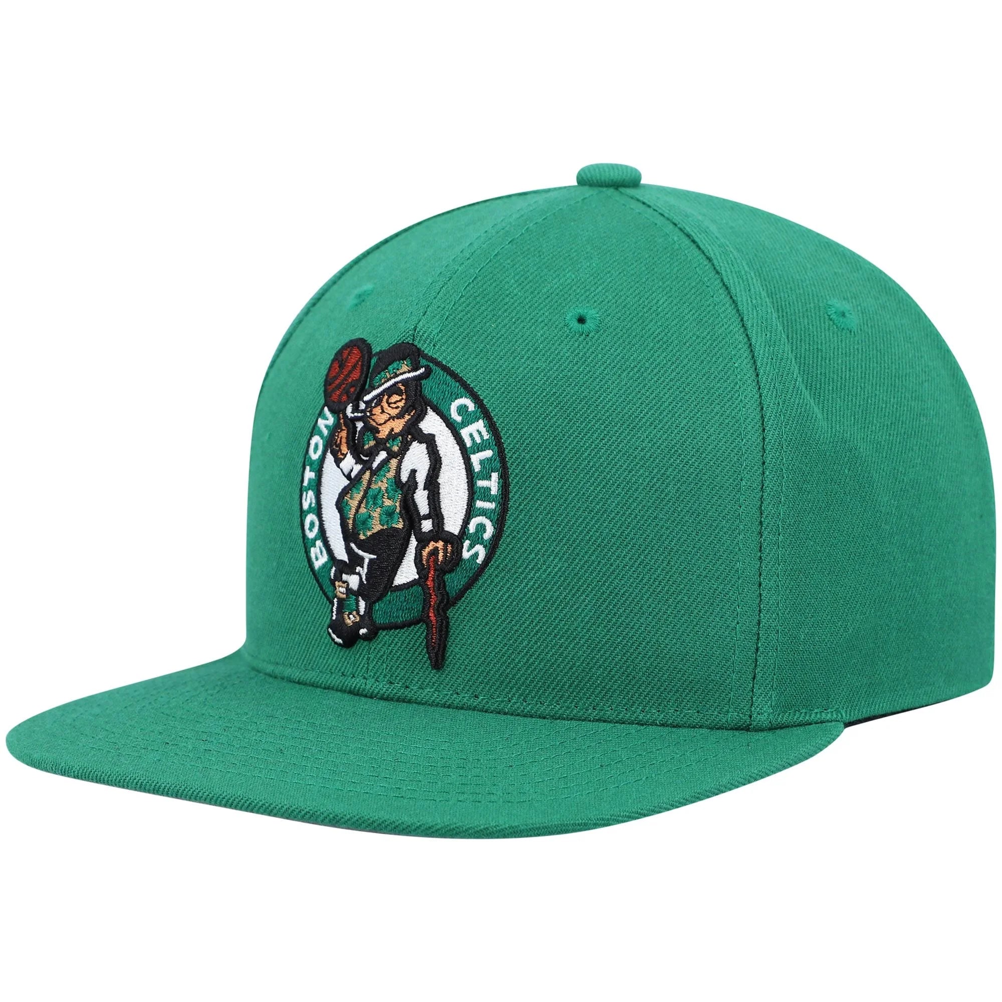 Men's Mitchell & Ness Kelly Green Boston Celtics Ground 2.0 Snapback Hat - OSFA