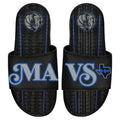 Men's ISlide  Black Dallas Mavericks 2023/24 City Edition Gel Slide Sandals