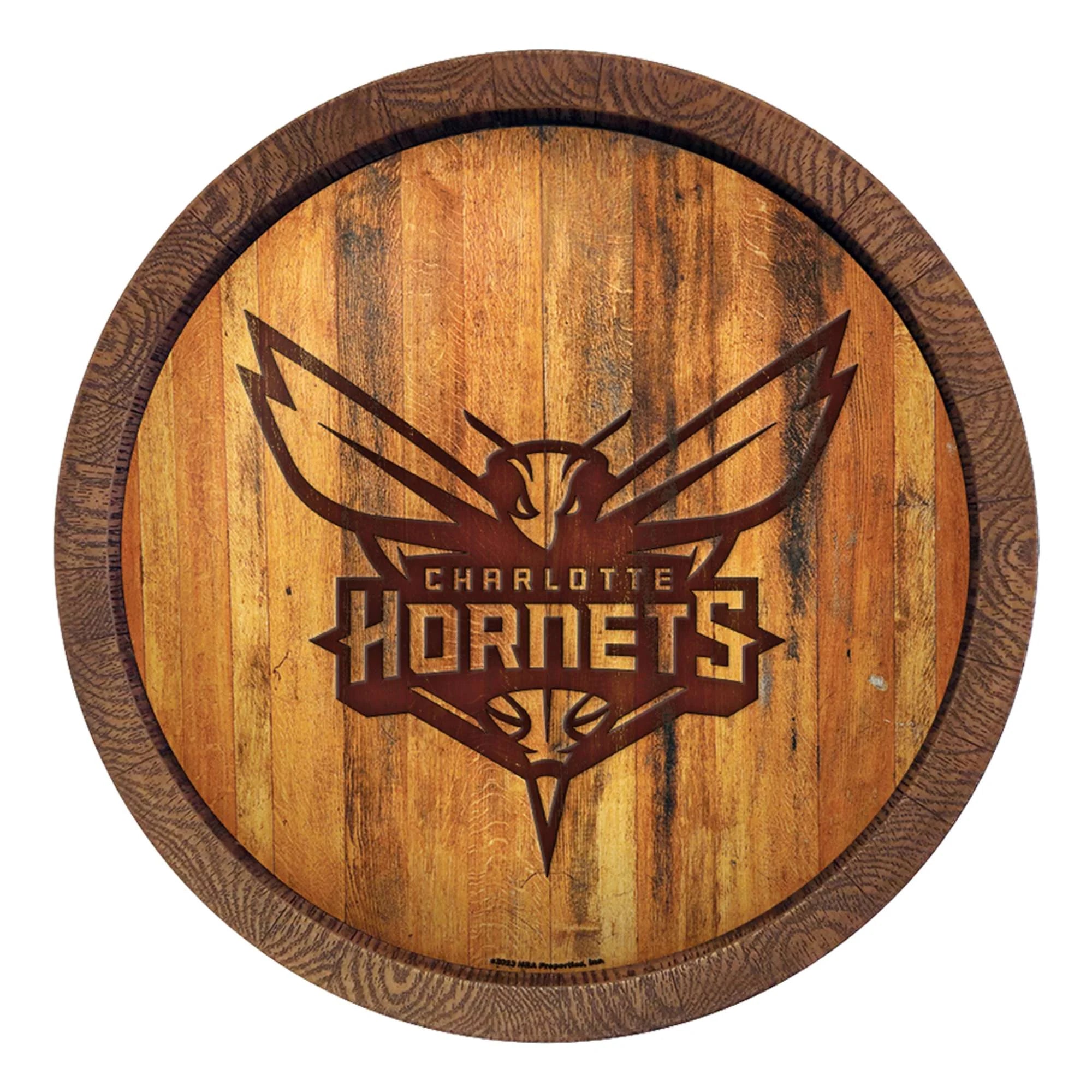 Charlotte Hornets: Faux Barrel Top Sign