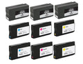 PrinterDash Replacement for OfficeJet Pro 7720/7730/8200/8210/8700/8720/8725/8730/8740 High Yield Inkjet Combo Pack (3-BK/2-C/M/Y) (NO. 956XL/NO. 952XL) (L0R43B2CMY)