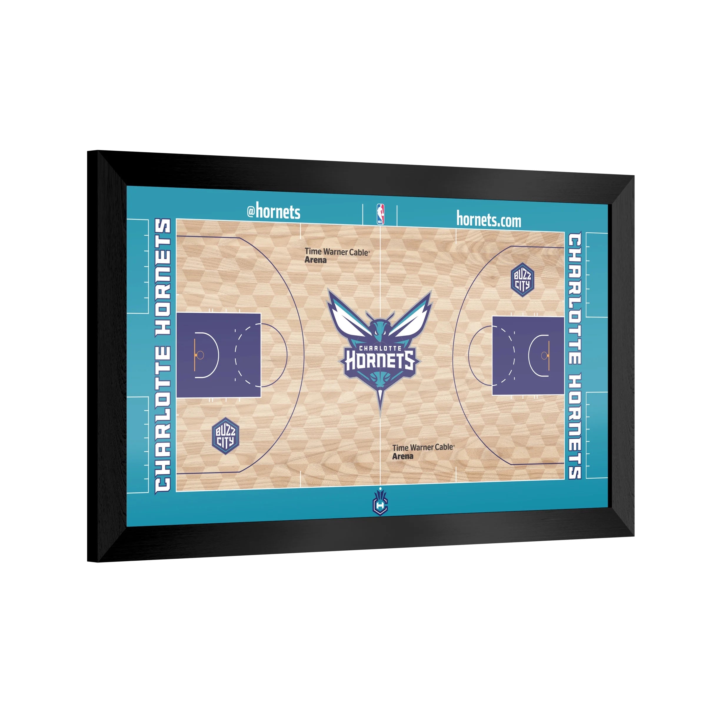 Charlotte Hornets Logo Ready-To-Hang Black Framed Wall Plaque