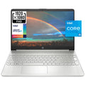 HP 15 15.6 FHD [Windows 11 Pro] Business Laptop, Intel core i5-1135G7 Processor, 8GB RAM, 512GB SSD, Intel Iris Xe Graphics, Bluetooth, WiFi, HDMI, Natural Silver, w/batteries