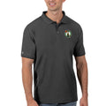 Men's Antigua Gray Boston Celtics Legacy Pique Polo