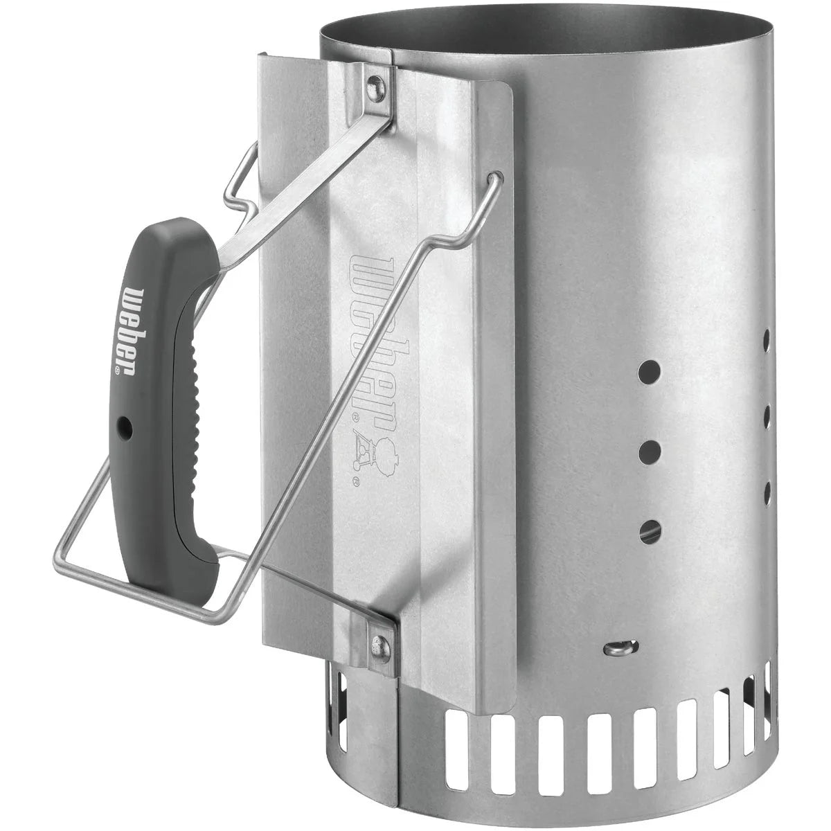 1 PK, Weber 7-1/2 In. Aluminized Steel Chimney Charcoal Starter