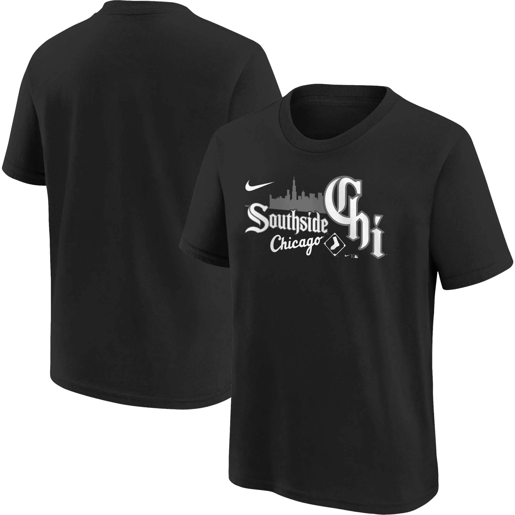 Youth Nike Black Chicago White Sox City Connect Graphic T-Shirt