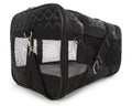 Sherpa Travel Original Deluxe Airline Approved Pet Carrier, Black Lattice Stitching, Large