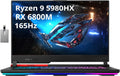ASUS ROG Strix G15 Advantage Edition Gaming Laptop, 15.6 QHD 165Hz Display, AMD Ryzen 9 5980HX, 64GB RAM, 2TB PCIe SSD, RGB Backlit Keyboard, Radeon RX 6800M, Win 10 Pro, Black, 32GB USB Card