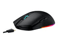 ASUS ROG Pugio II - Mouse - right and left-handed - optical - 7 buttons - wireless, wired - Bluetooth, 2.4 GHz - USB wireless receiver - black