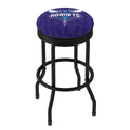Trademark Gameroom Charlotte Hornets City Black Ribbed Barstool
