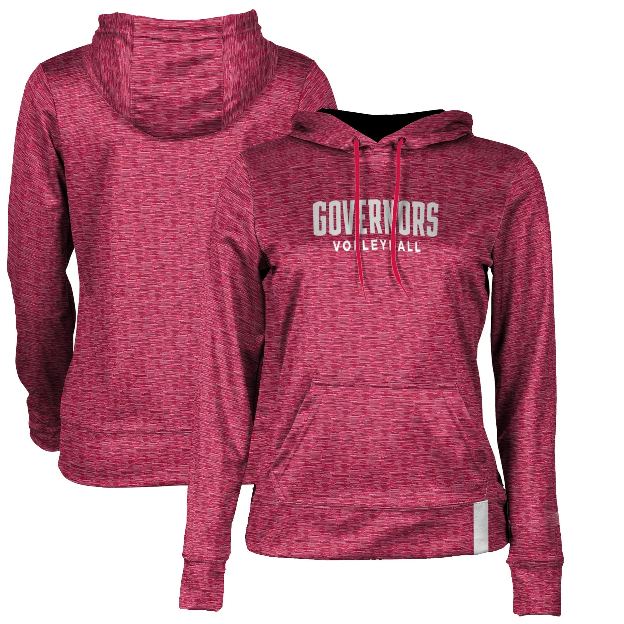 Women's Red Austin Peay State Governors Volleyball Pullover Hoodie