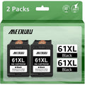 61XL Black Ink 61 XL Black Ink Cartridges 61 Black Ink Cartridge Replacement for HP 61 Ink Black HP Printer Ink 61 for HP Envy 4500 Deskjet 1000 1056 1510 1512 1010 1055 OfficeJet 4630 (Black, 2-Pack)
