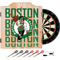 NBA Dart Cabinet Set with Darts and Board - City - Boston Celtics