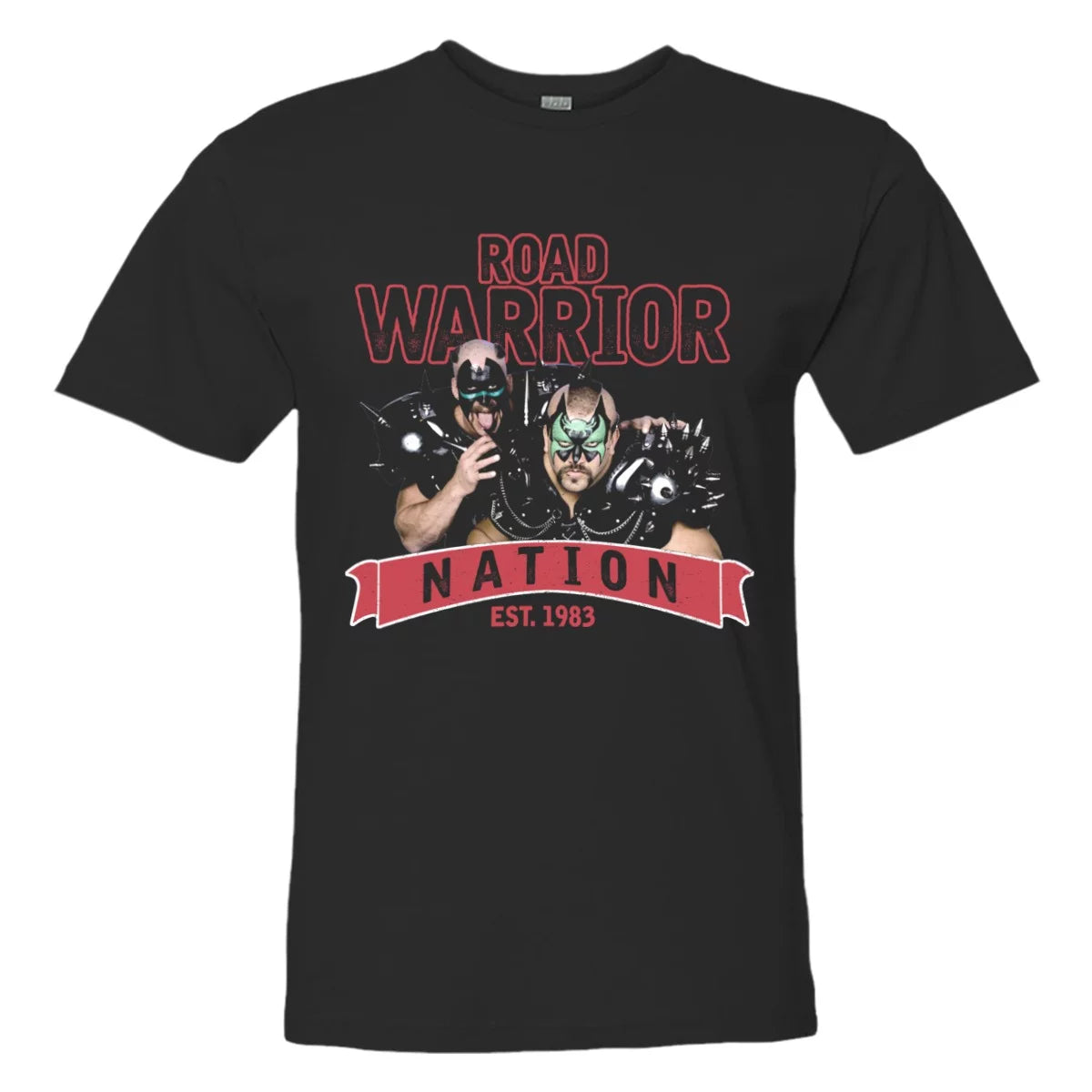 LICENSED Pro Wrestling Tees? Adult Mens Unisex Road Warriors Road Warrior Nation HQ Fashion Tee