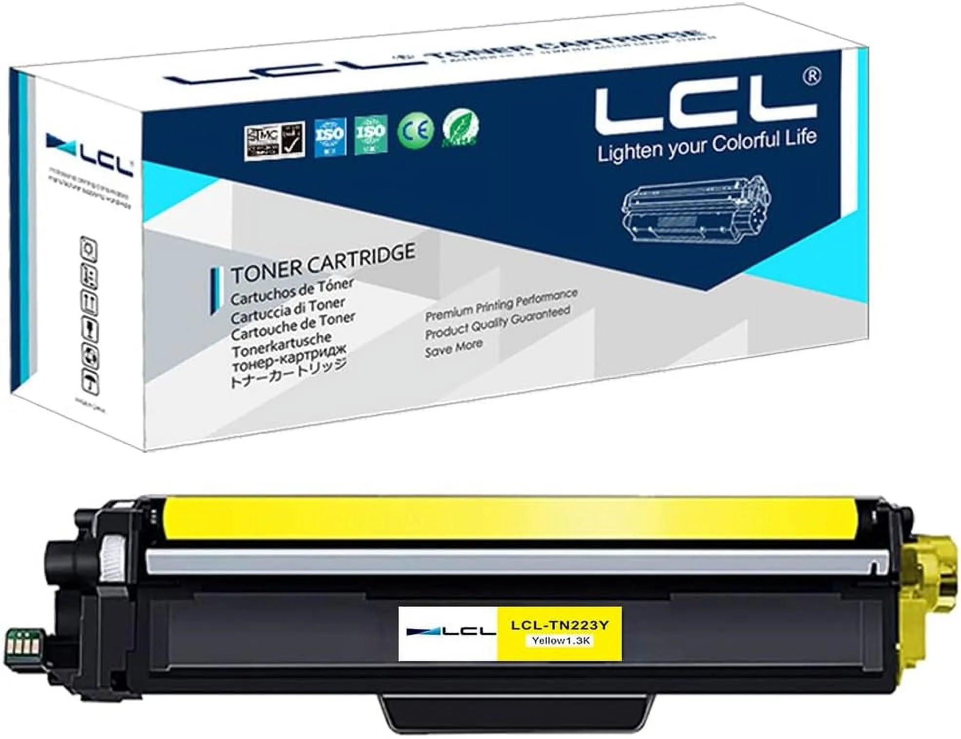 LCL Compatible Toner Cartridge Replacement for Brother TN223 TN-223 TN223Y TN-223Y HL-L3210CW HL-L3230CDW HL-L3270CDW