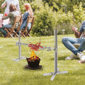 53'' 15W Electric Rotisserie Roaster Motor BBQ Picnic Outdoor Pig Chicken Grill