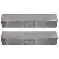 2-Pack BBQ Grill Heat Shield Plate Tent Replacement Parts for Brinkmann 810-9418-0 - Compatible Barbeque Stainless Steel Flame Tamer, Guard, Deflector, Flavorizer Bar, Vaporizer Bar, Burner Cover 15