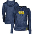 Women's ProSphere  Blue Pace University Setters Volleyball Logo Pullover Hoodie