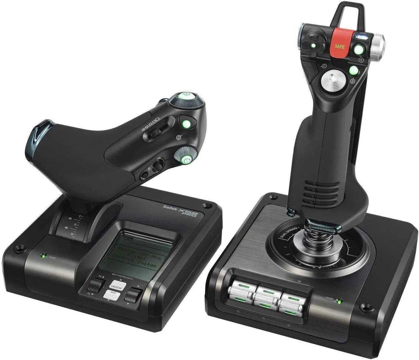 Logitech G Saitek X52 Pro USB Flight Control System compatible with Windows - Preowned