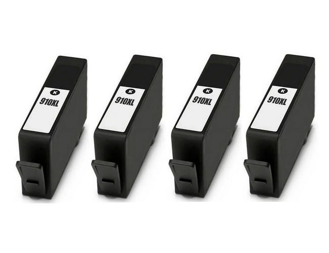 PrinterDash Remanufactured Replacement for HP OfficeJet Pro 8010//8014/8015/8020//8023/8024/8025/8028/8030/8035 Black High Yield Inkjet (4/PK-825 Page Yield) (NO. 910XL) (3YL80AE_4PK)
