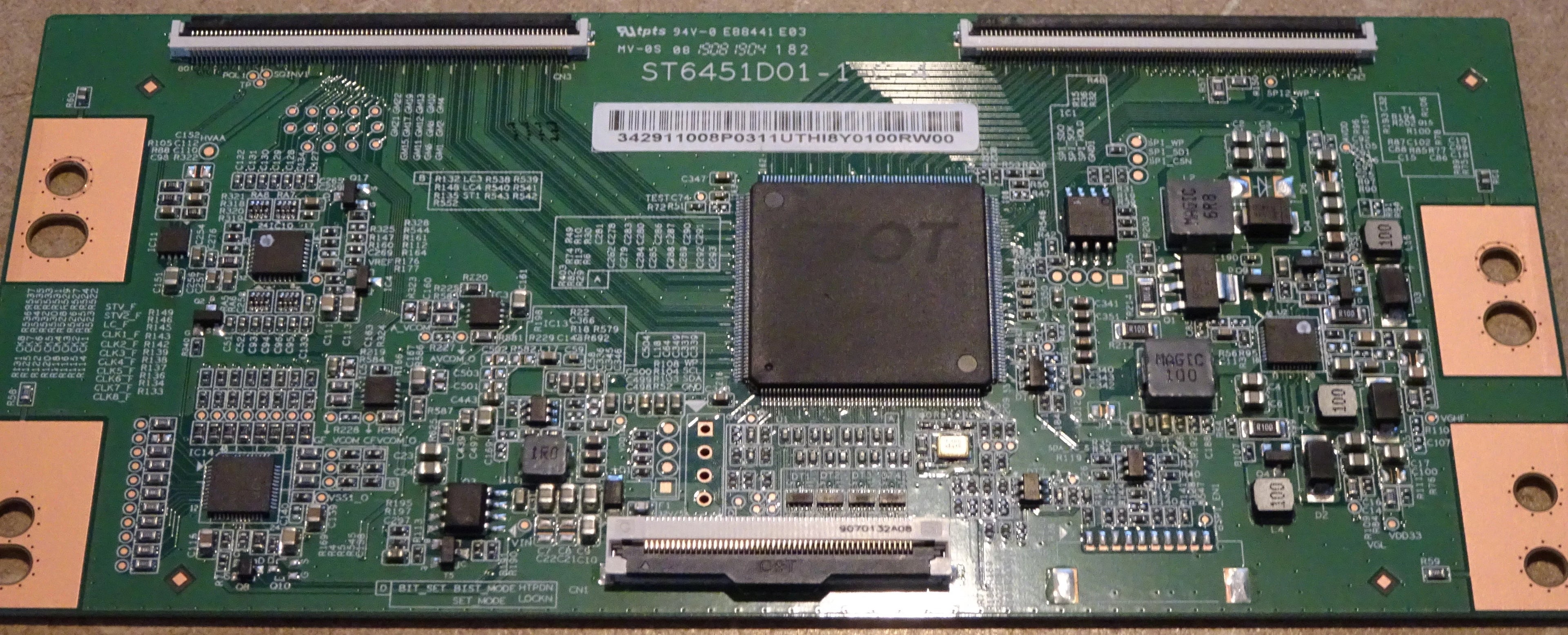 TCL 65S421 65S423 65S425 T-Con Board ST6451D01-1-C-4 / 34.29110.08P