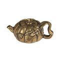 Small Copper Kettle Carving Carp Playing Lotus Tea Pot Water Drop Fortune Mini