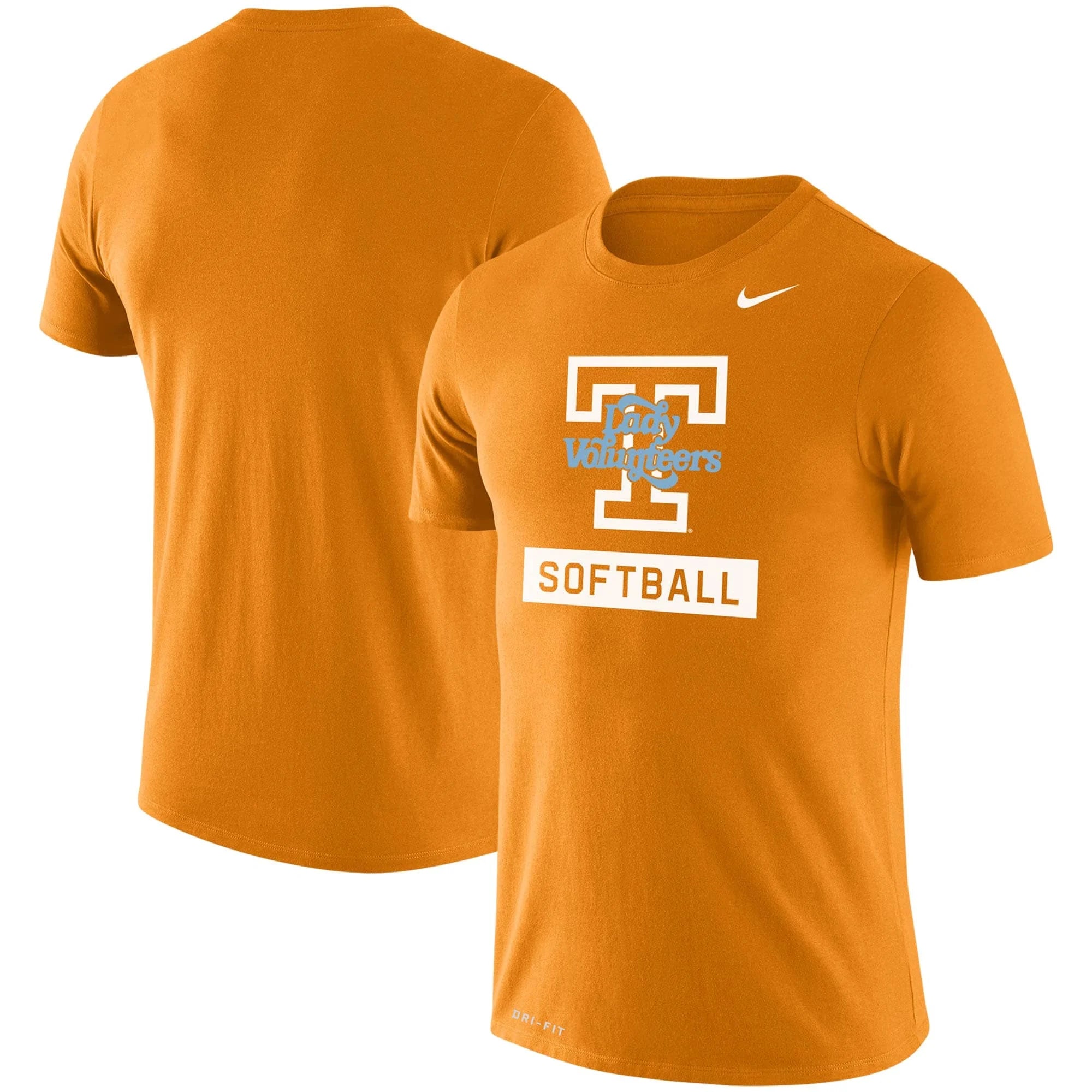 Men's Nike Tennessee Orange Tennessee Volunteers Softball Drop Legend Slim Fit Performance T-Shirt