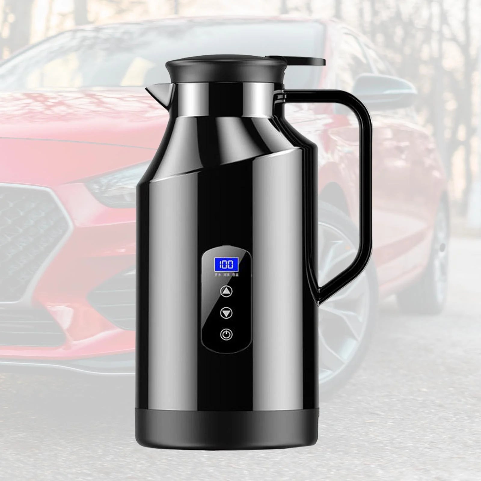 Truck Electric Kettle Stainless Steel Coffee Warmer for Self Driving Tour Cars