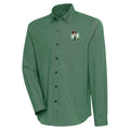 Men's Antigua  Kelly Green Boston Celtics Compression Button-Down Shirt