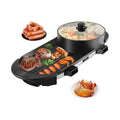 2 in 1 Electric BBQ Grill Portable Smokeless