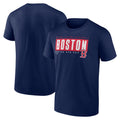 Men's Fanatics Branded Navy Boston Red Sox Blocked Out T-Shirt