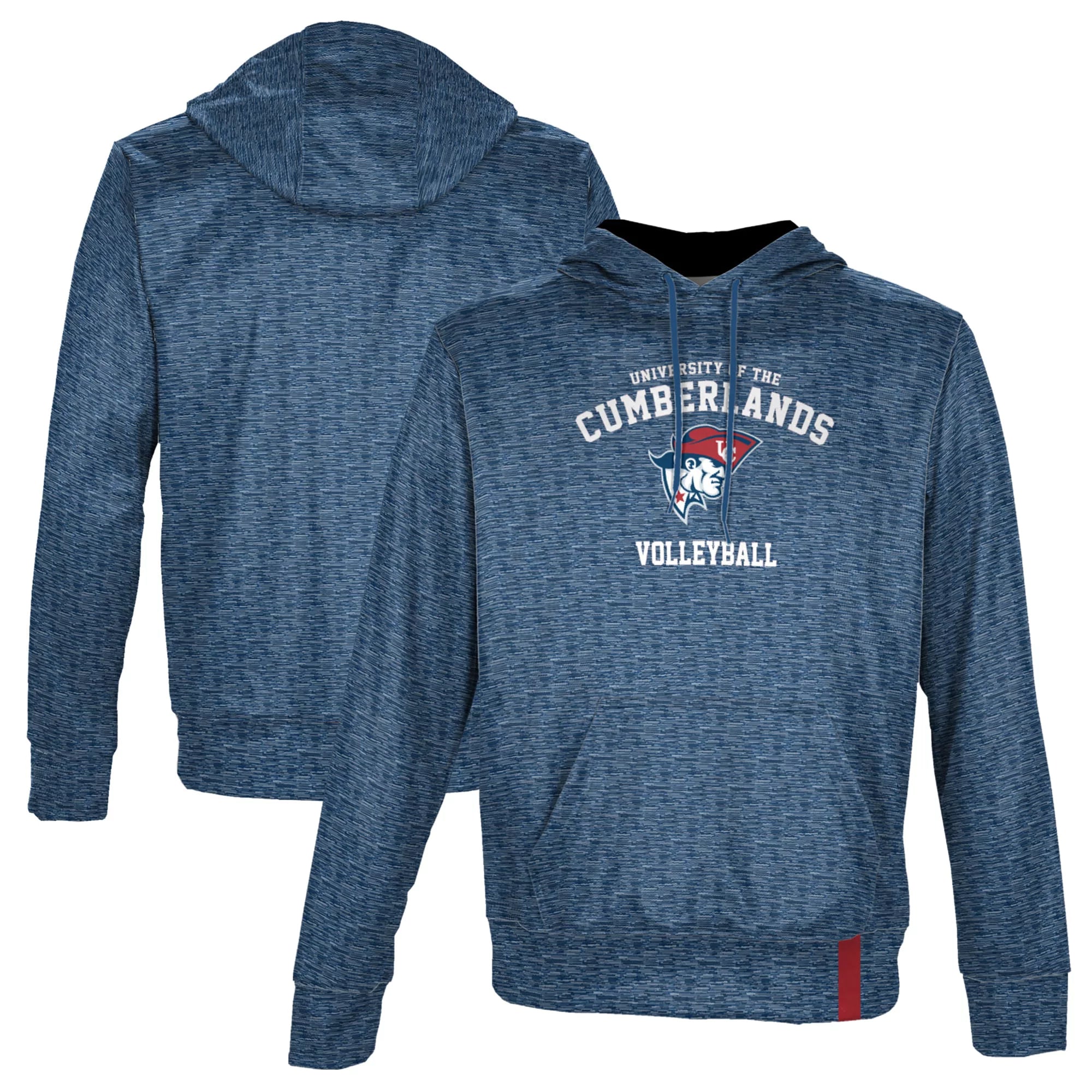 Men's ProSphere Blue Cumberlands Patriots Volleyball Name Drop Pullover Hoodie