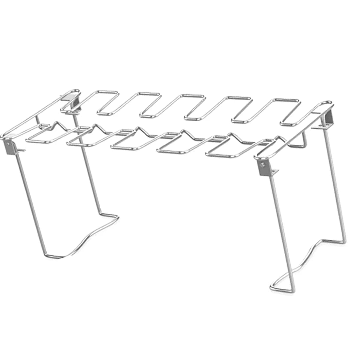 Foldable vertical grilled chicken rack Stainless steel chicken wings chicken leg rack BBQ accessories