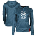 Women's ProSphere Blue Hanover Panthers Volleyball Logo Pullover Hoodie