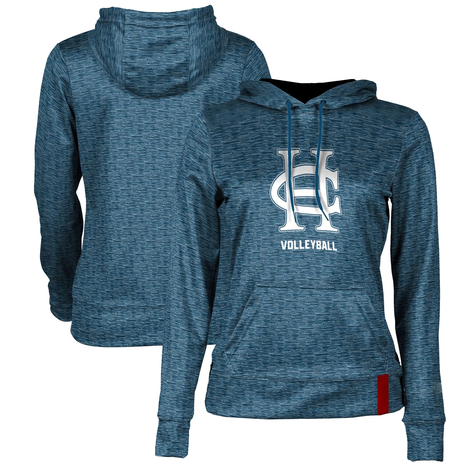 Women's ProSphere Blue Hanover Panthers Volleyball Logo Pullover Hoodie