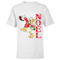 Disney Vintage Donald Duck Noel Holiday - Short Sleeve T-Shirt for Kids - Customized-White